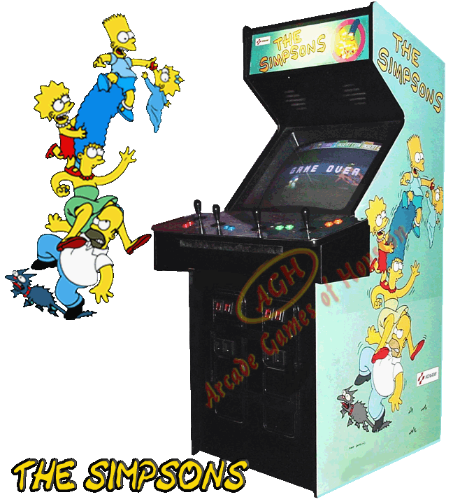 Simpsons Arcade Game In Houston Texas Tx